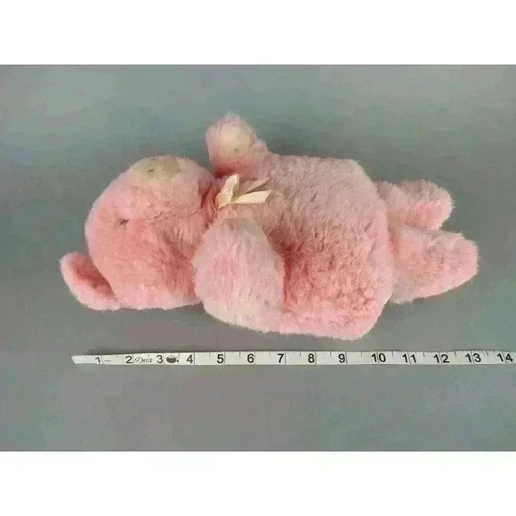 Vintage 1994 Geoffrey Toys R Us Pink Plush Piggy Pig Hand Puppet - Picture 9 of 9